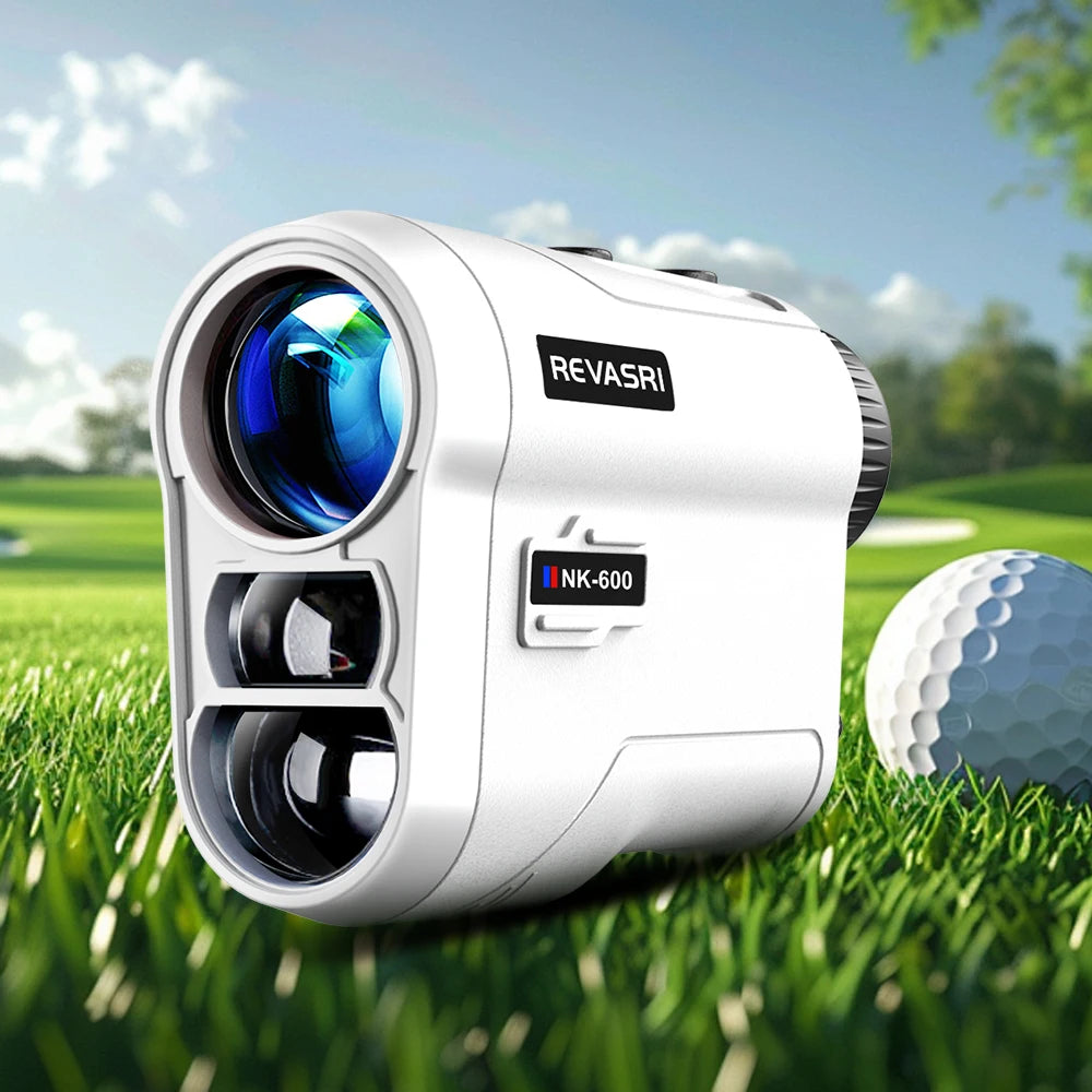 REVASRI Golf Laser Rangefinder Rechargeable 600M/1000M 6X Magnification Monocular Telescope Range Finder for Outdoor Sports