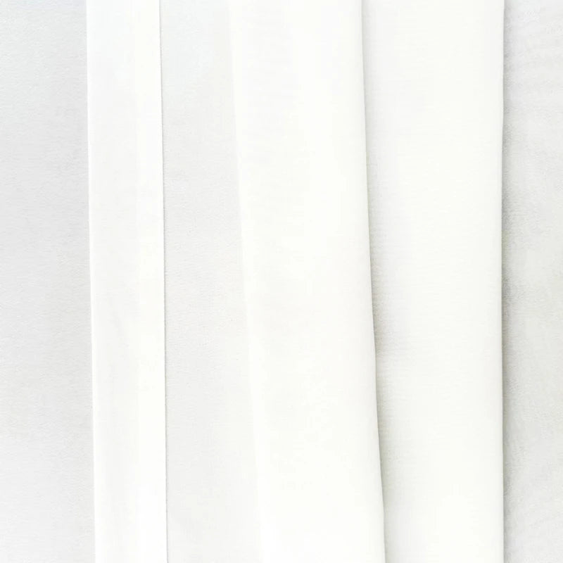 White Sheer Chiffon Curtains – Elegant Voile Window Panels