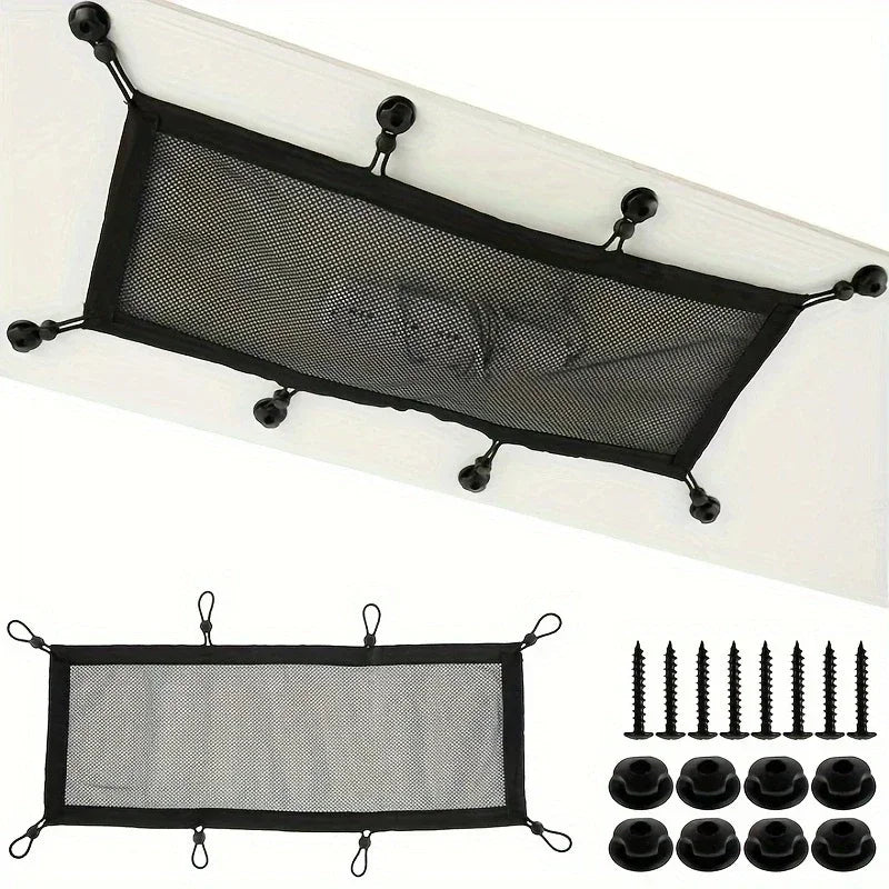 Under-Desk Cable Management Net – Flexible Cord Organizer