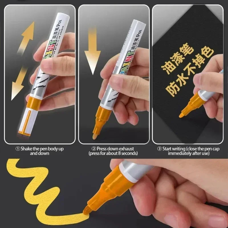 10ml Automotive Touch-Up Paint Pen, 8 Colors