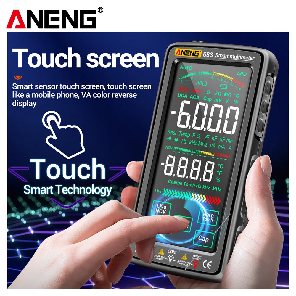 ANENG 683 Rechargeable 6000-Count Digital Multimeter