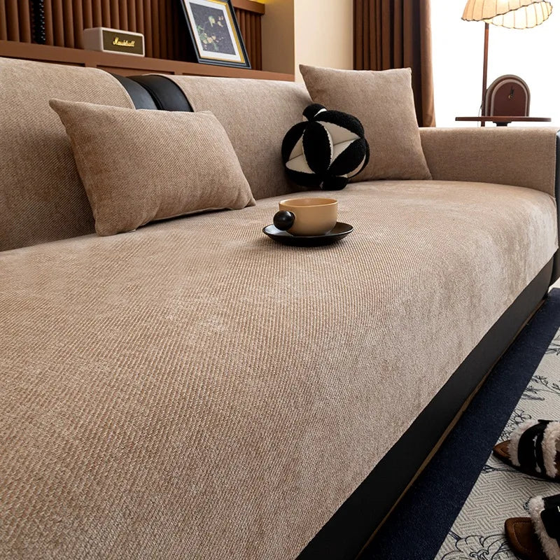 Chenille Sofa Cover Mat – Multiple Sizes