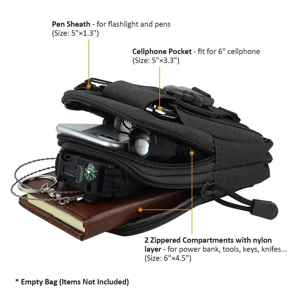Outdoor Gear Tool Gadget Pocket Belt Bags Tactical Waist EDC Pack Multifunction Sport Hiking Hunting Molle Mobile Phone Pouch
