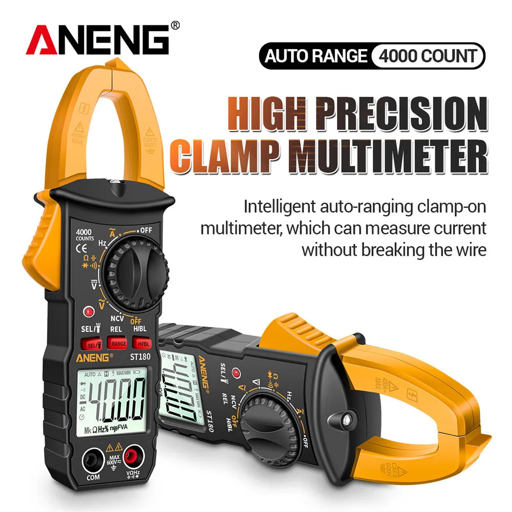 ANENG ST180 4000-Count Digital Clamp Meter