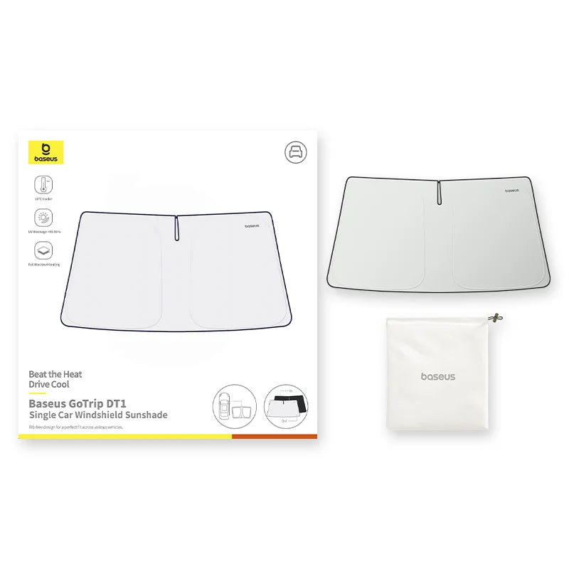 Baseus DT1 Car Sunshade Windshield Cover Folding Car Front Window UV Sun Protection for Summer Sun Shade Curtain Protector