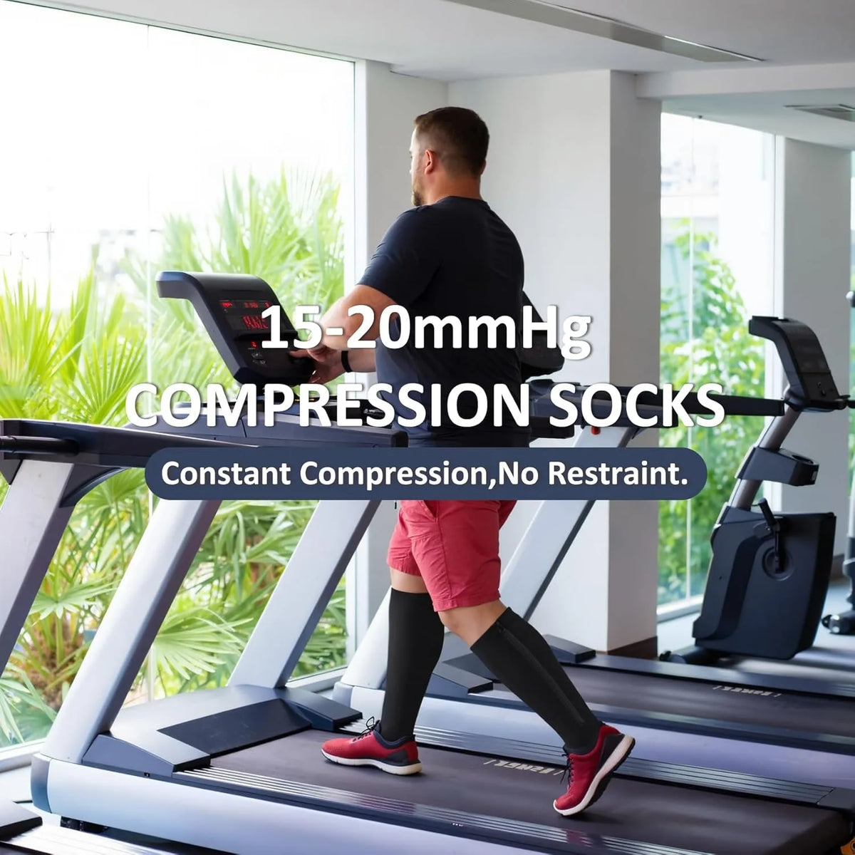 Unisex Open-Toe Compression Socks with Zipper Closure - Oversized High Tube Sports Socks,for Sports, Travel