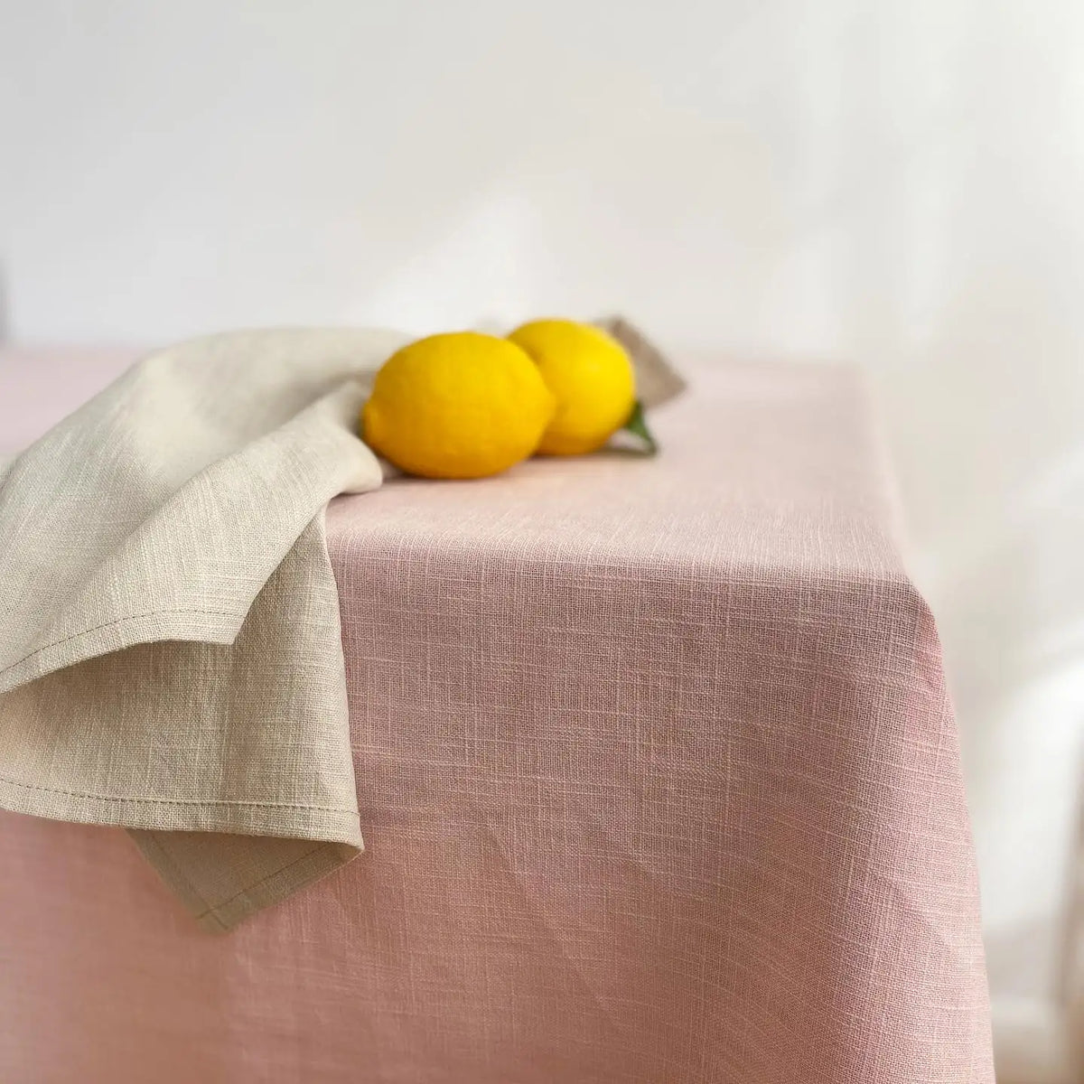4-Piece Pure Linen Napkin Set – 40×40 cm