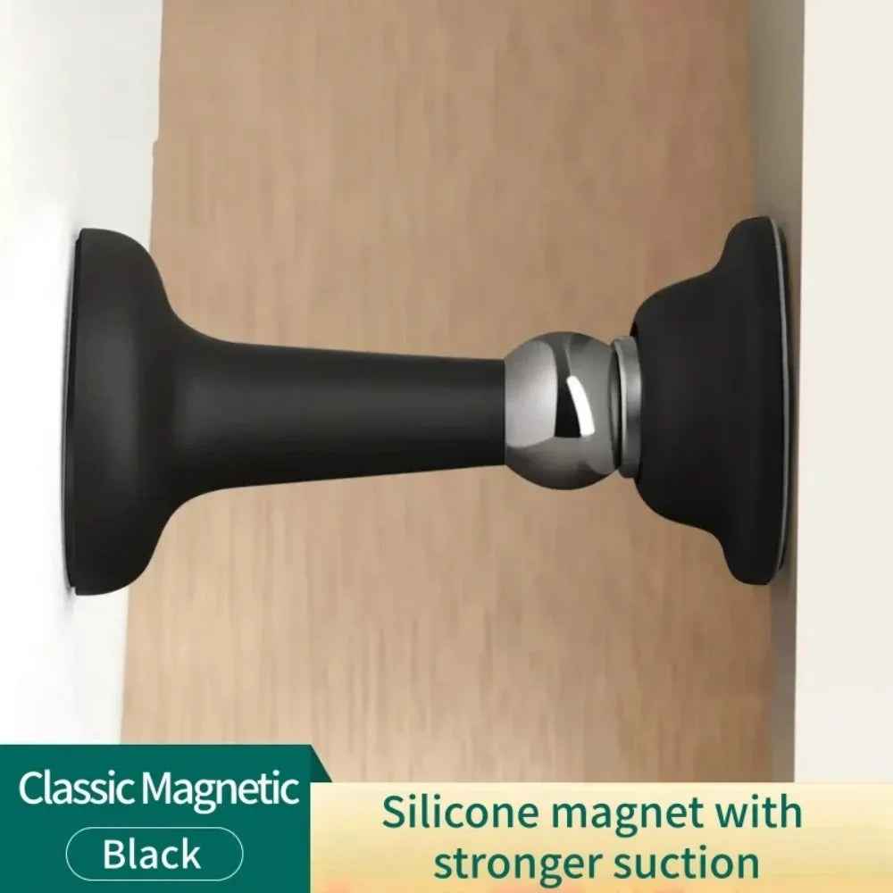 4/1PCS No-Drill Door Stopper For Room Door Fixed Wall Protection Anti-collision Household Silicone Strong Suction Floor Stopper