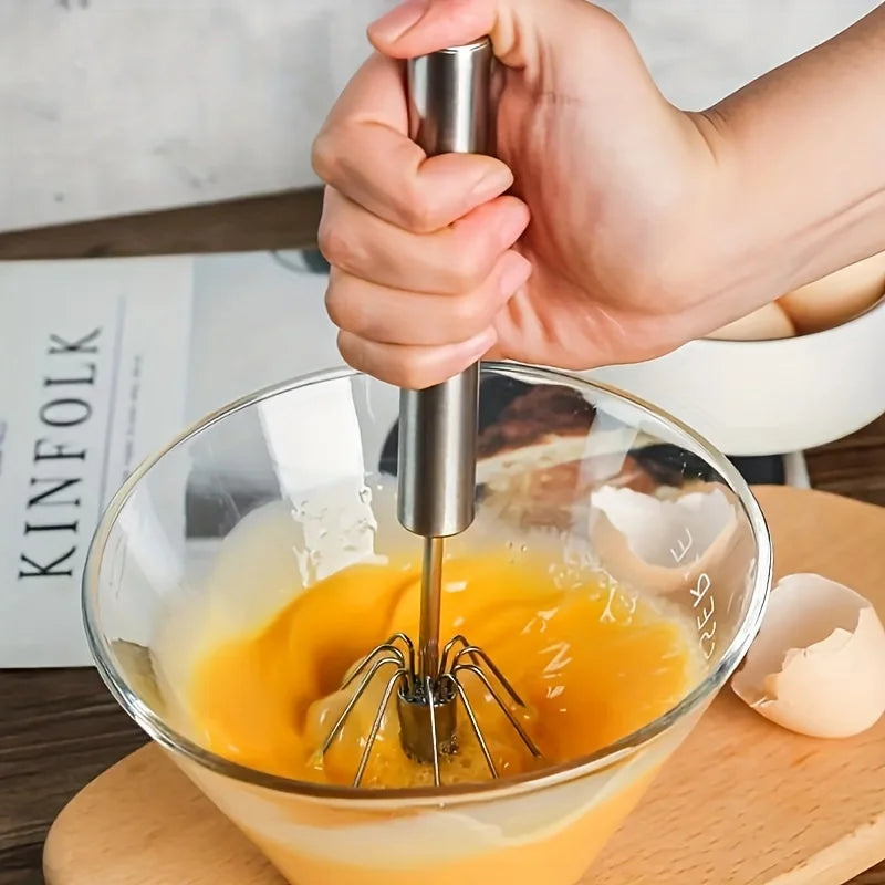 Stainless Steel Push Whisk — product image 1