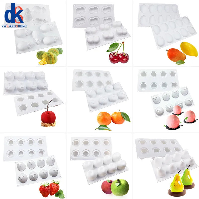 Fruit-Shaped Silicone Dessert Mold — product image 1
