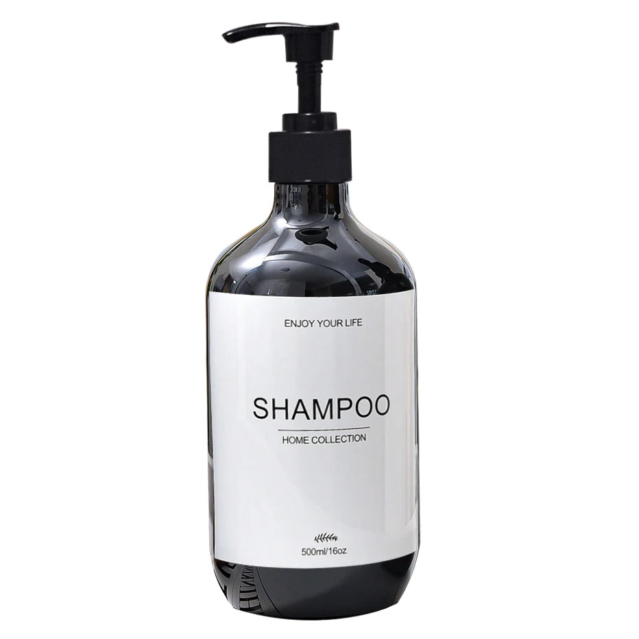 500ml Shower Dispenser Bottle – Shampoo, Conditioner & Body Wash Labels