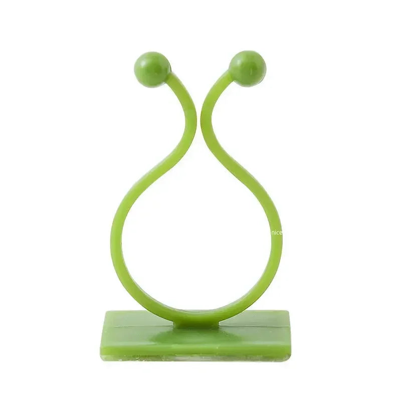 20Pcs Plant Climbing Wall Clips Vine Buckle Hook Rattan Clamp Fixator Self-Adhesive Plant Stent Invisible Vine Climbing Fixed