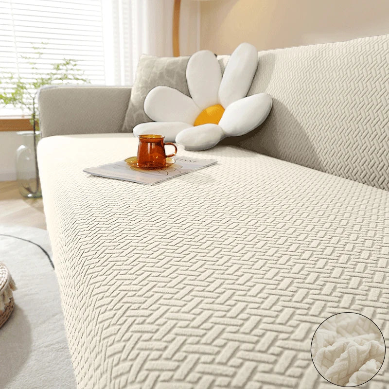 Jacquard Stretch Sofa Cover – 1–5 Seater