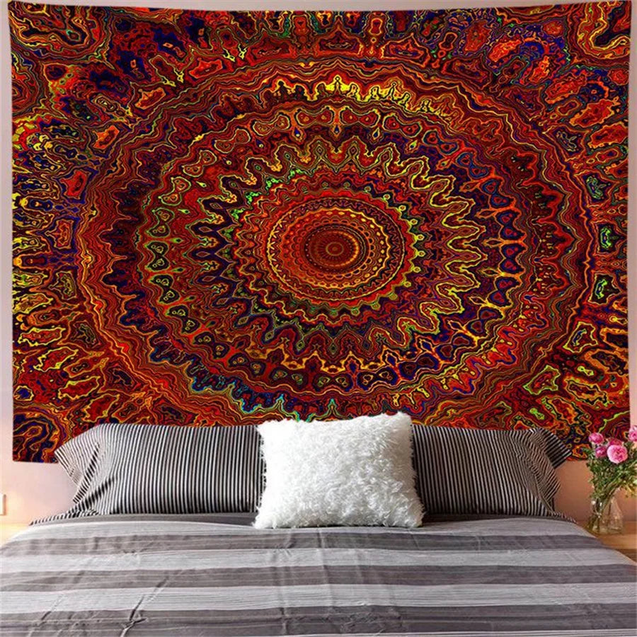 Boho Mandala Wall Tapestry – Multiple Sizes & Designs
