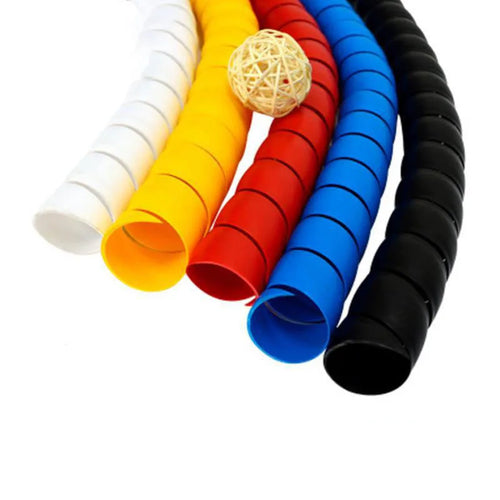 2m Flexible Spiral Cable Wrap, 8/10/12mm