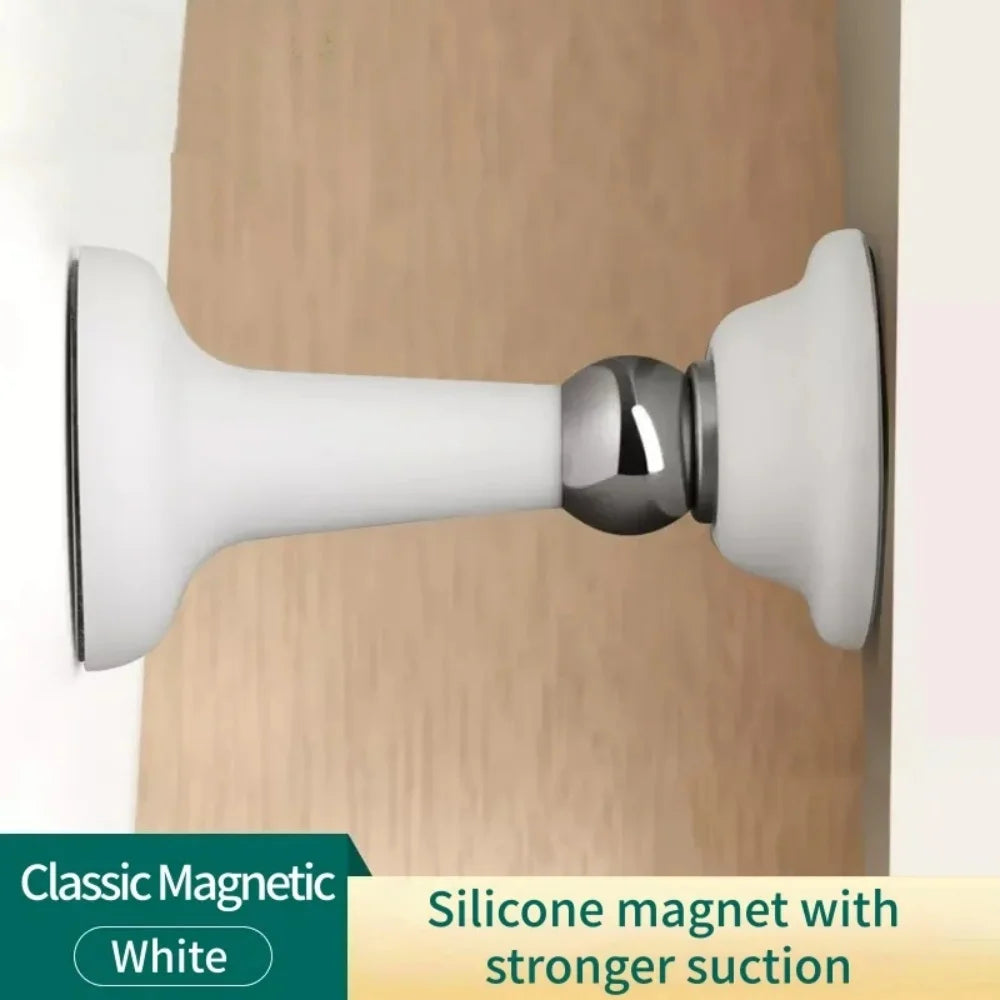 4/1PCS No-Drill Door Stopper For Room Door Fixed Wall Protection Anti-collision Household Silicone Strong Suction Floor Stopper