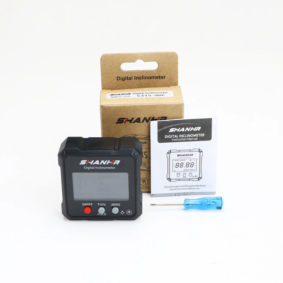 SHANHR Magnetic Digital Angle Finder with Backlight