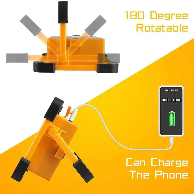 Rechargeable Solar & USB Portable LED Floodlight