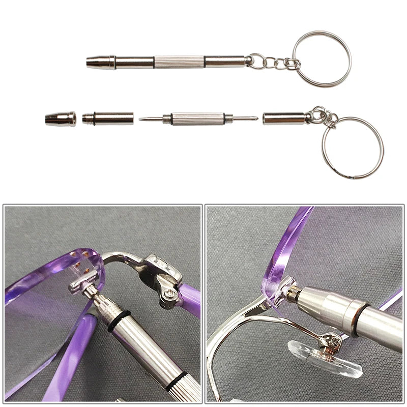 4-in-1 keychain screwdriver
