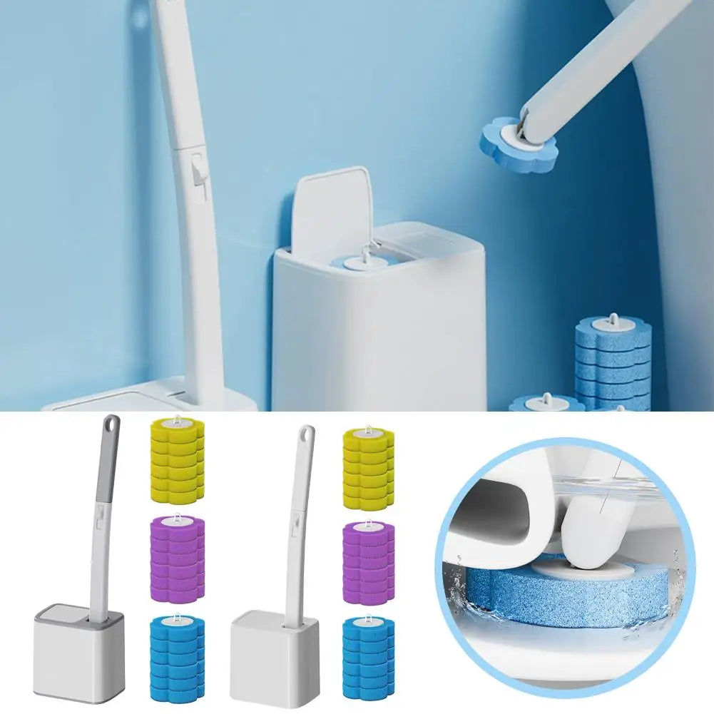 Disposable Toilet Brush System & Refill Heads