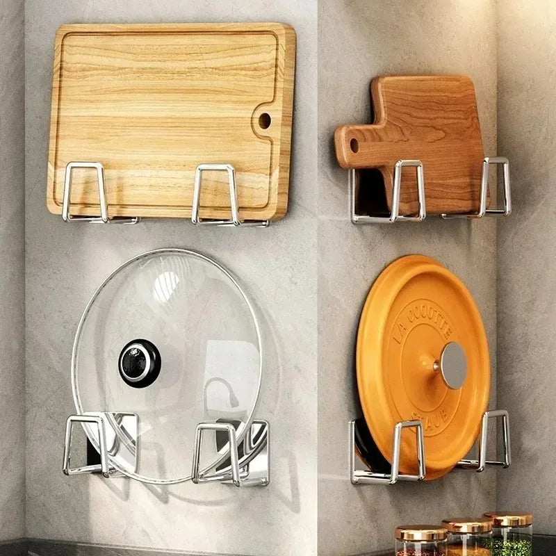 Stainless Steel Sink Sponge Holder – Self-Adhesive Drain Rack