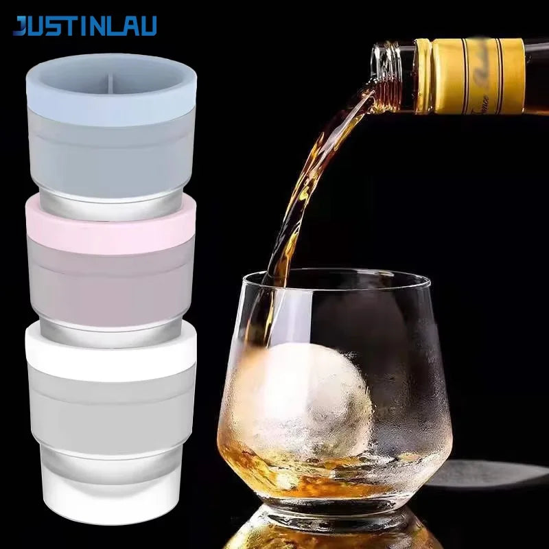 תבנית כדור קרח כ־6 ס״מ לקוקטיילים ומשקאות