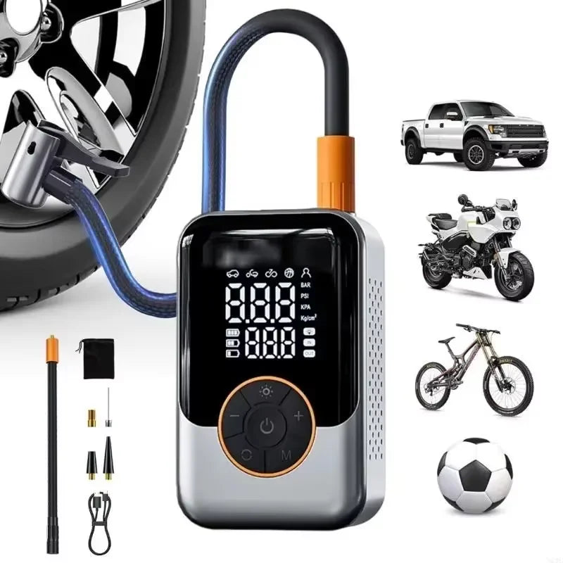 קומפרסור אוויר אלחוטי 150 PSI עם תצוגה