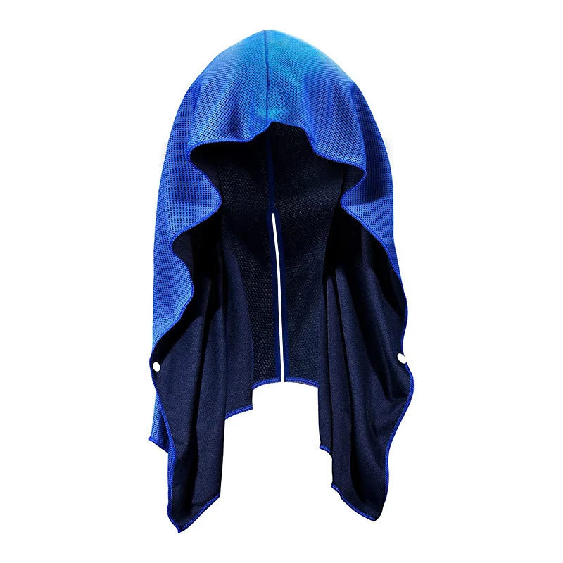 Outdoor Sports Sun Protection and Cooling Headscarf Gym Beach Camping U-shaped Cooling Sweatshirt Headscarf Quick-drying Towel