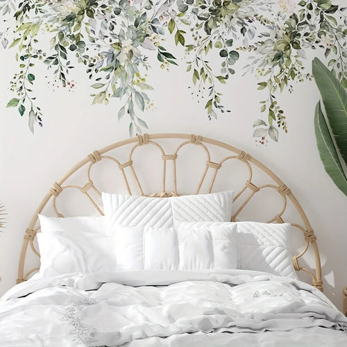 2-Piece PVC Plant Vine Wall Sticker Set