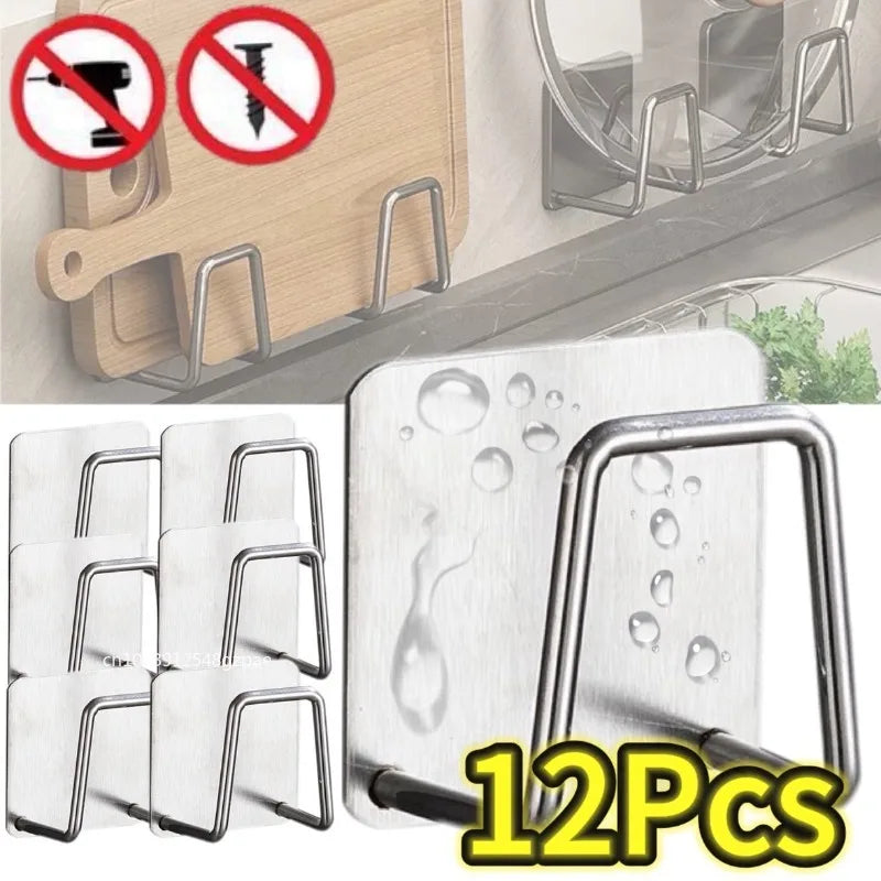 Stainless Steel Sink Sponge Holder – Self-Adhesive Drain Rack