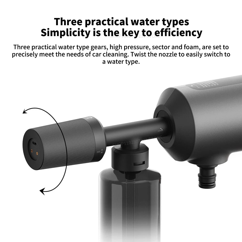 Original NEW MIJIA Wireless Car Washer 2 160L/h Large Water Volum Efficient Flushing High Pressure Wireless cleaning -CN