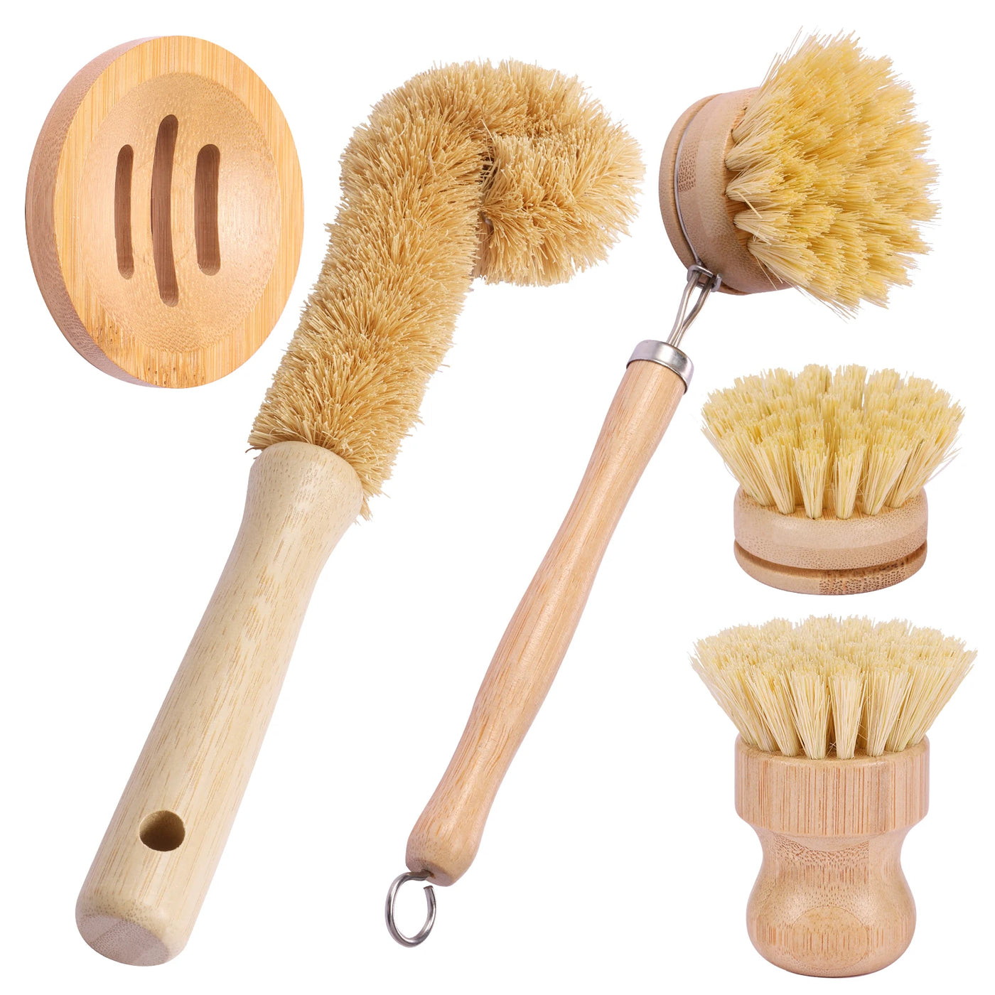 Bamboo Dish Brush Set — product image 1