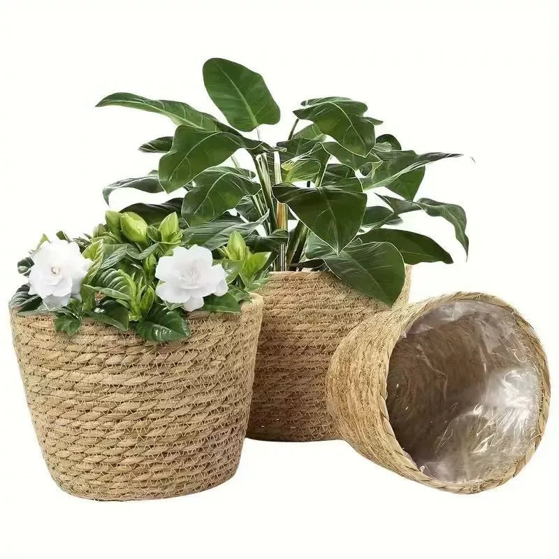 Handwoven Jute Hanging Planter