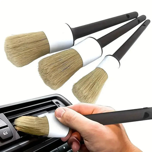 3-Piece Car Detailing Brush Set — product image 1