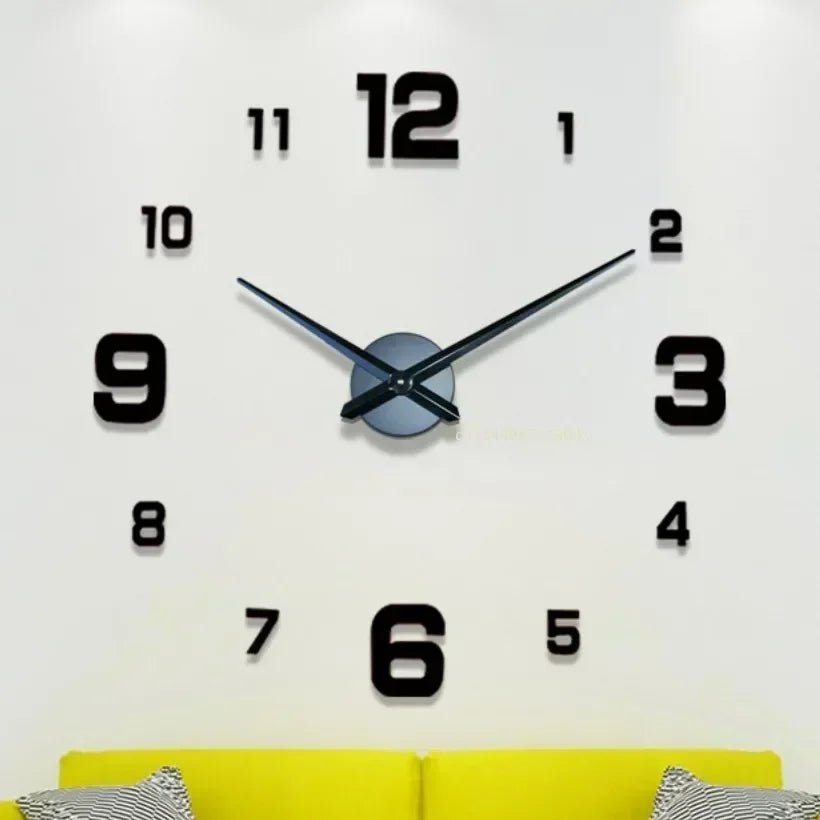 40cm Acrylic Plant Wall Clock, 4 Colors