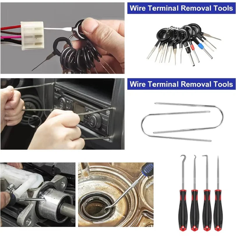 43-Piece Car Trim & Panel Removal Tool Kit
