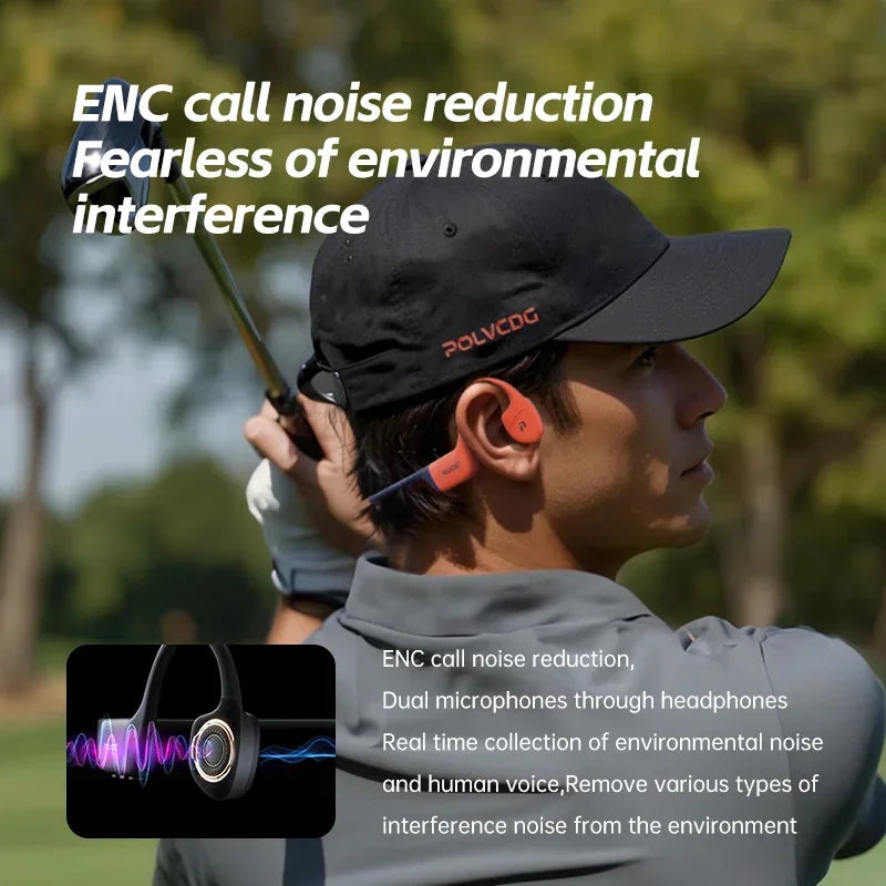 POLVCDG X16 IPX8 Bone-Conduction Headphones