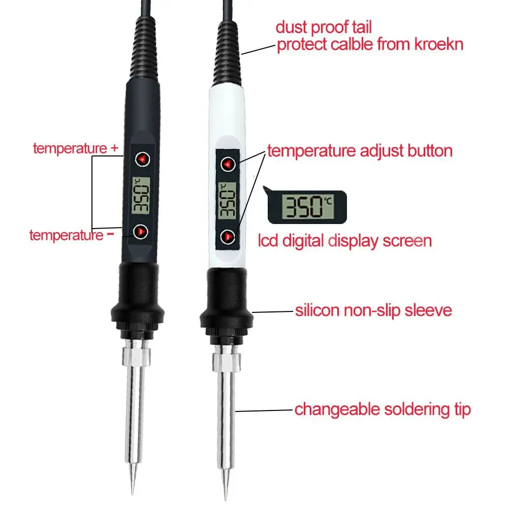 Temperature controls on the handle