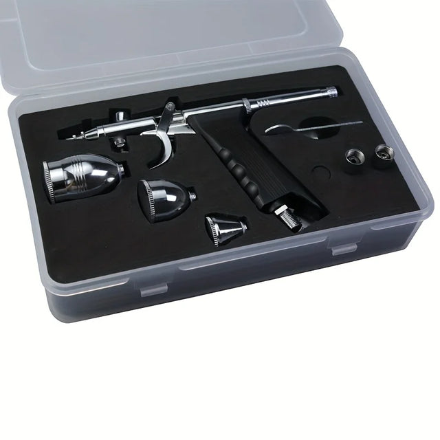 0.3 mm Dual-Action Gravity-Feed Airbrush Set shown as the main supplied product view