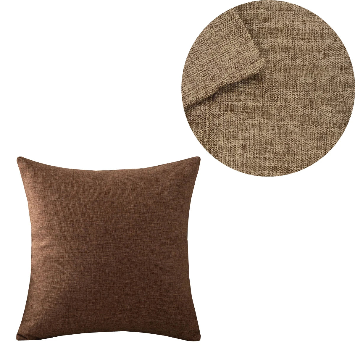 Linen-Blend Sofa Cushion Cover – Multiple Sizes