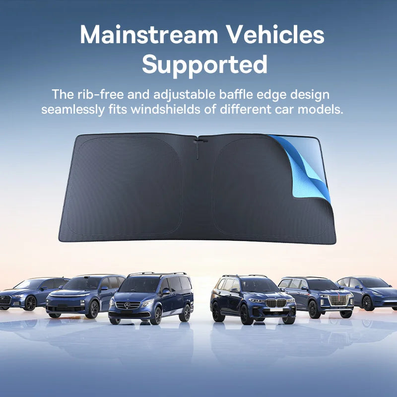 Baseus DT1 Car Sunshade Windshield Cover Folding Car Front Window UV Sun Protection for Summer Sun Shade Curtain Protector