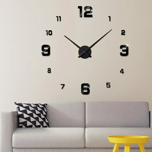 40cm Acrylic Plant Wall Clock, 4 Colors