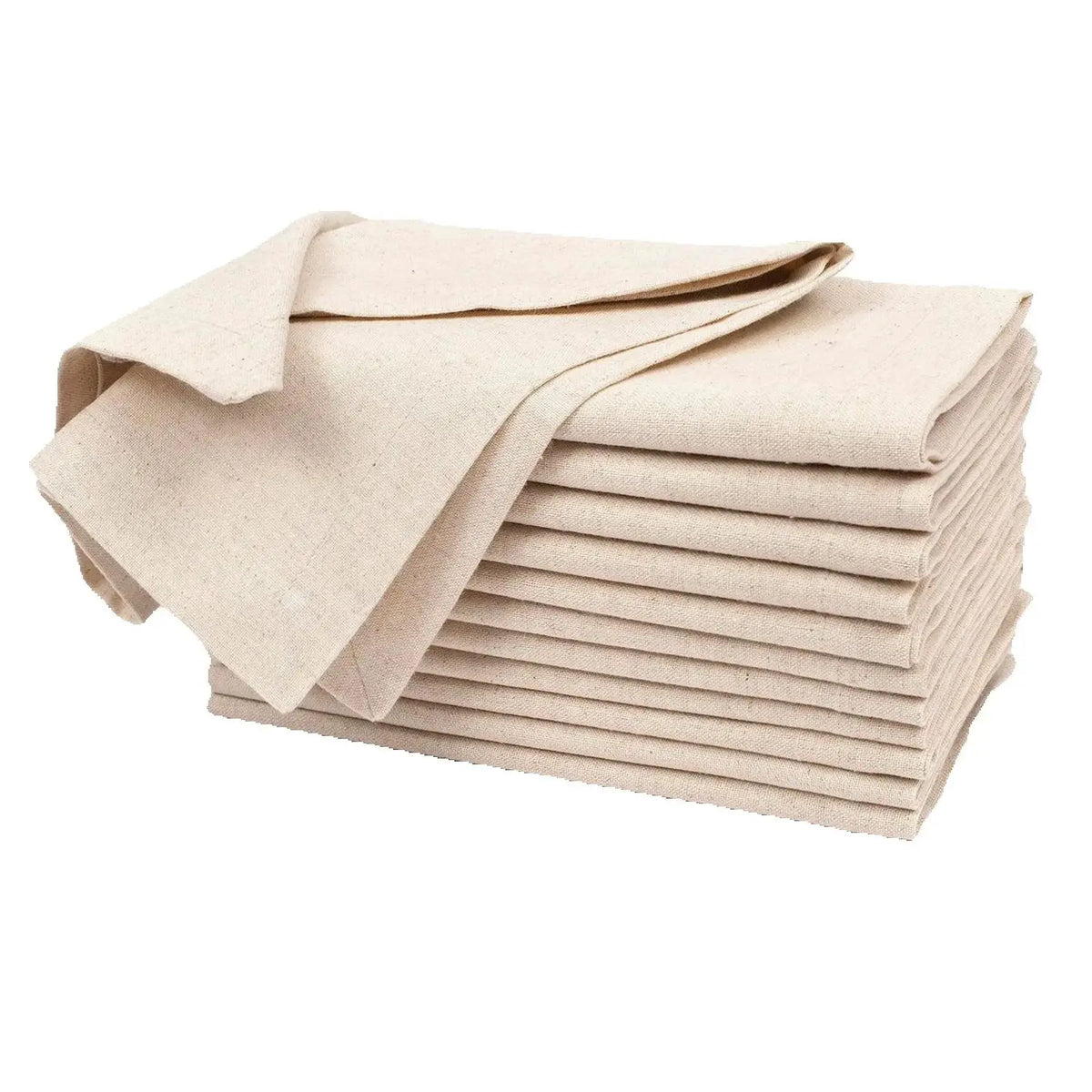 12-Piece Linen Dinner Napkin Set for Table Settings