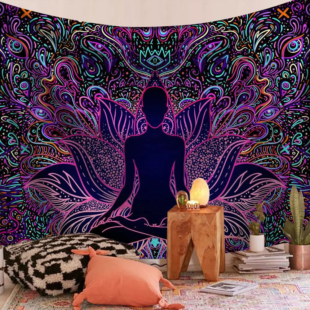 Boho Mandala Wall Tapestry – Multiple Sizes & Designs