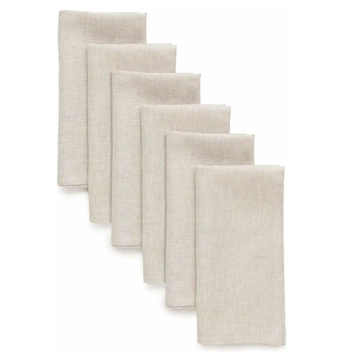 12-Piece Linen Dinner Napkin Set for Table Settings