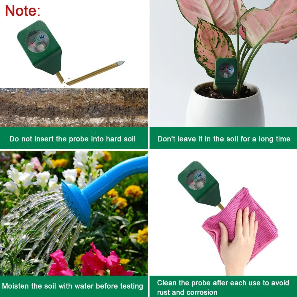 Mini Portable Hygrometer Tester Soil Moisture Meter Garden Plant Water Analyzer Home Flower Potted Soil Moisture Sensor Detector