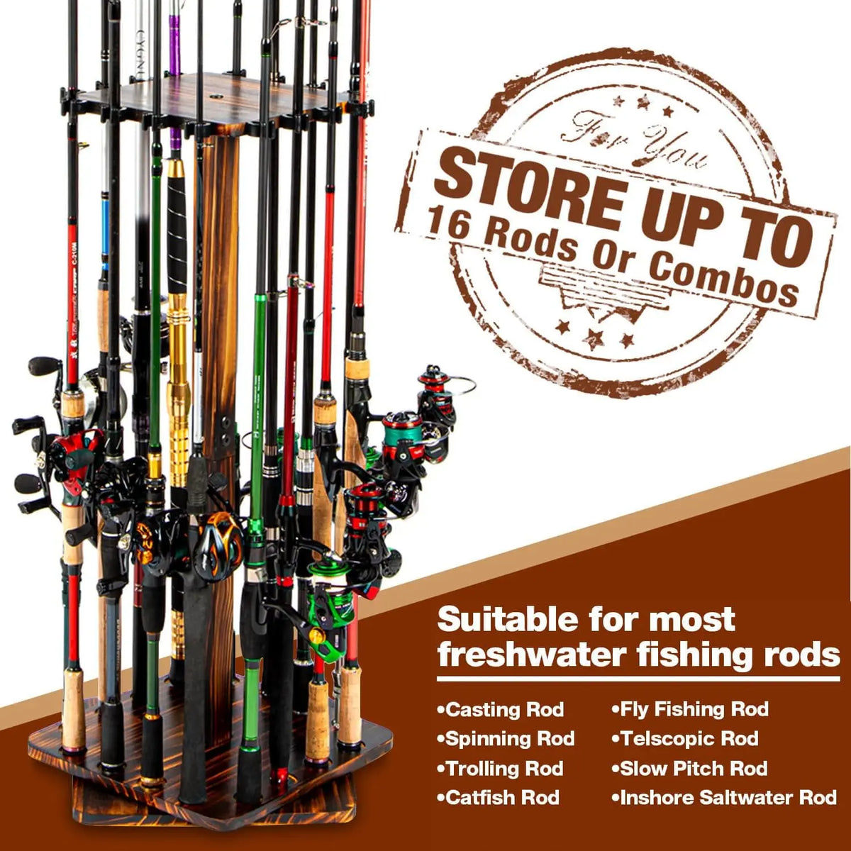 Storage for a full rod collection