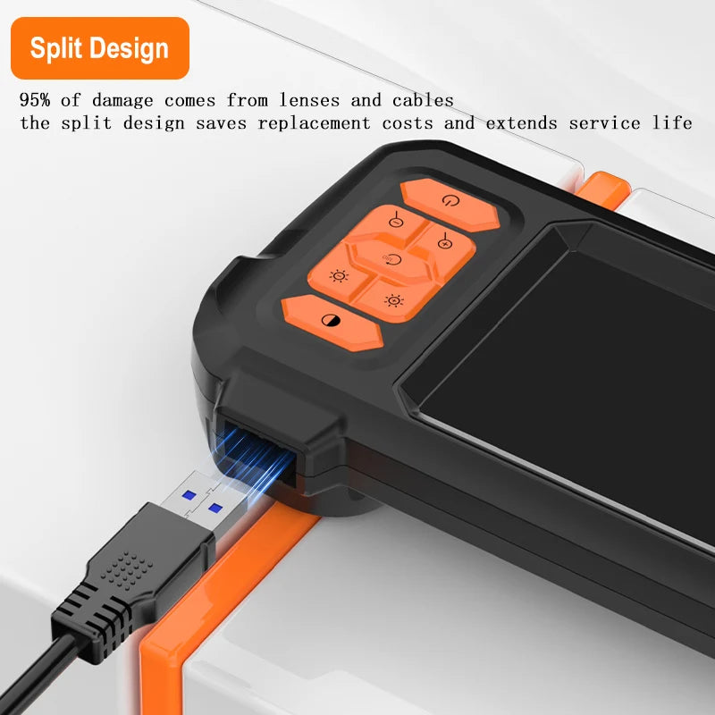 ENWOR QWE-741 1080p Borescope, 1–100m Cable