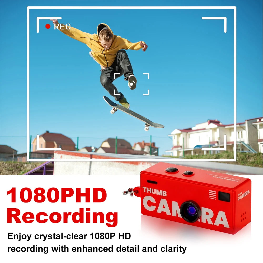 G6 1080p Keychain Mini Camera with 0.96-Inch Screen