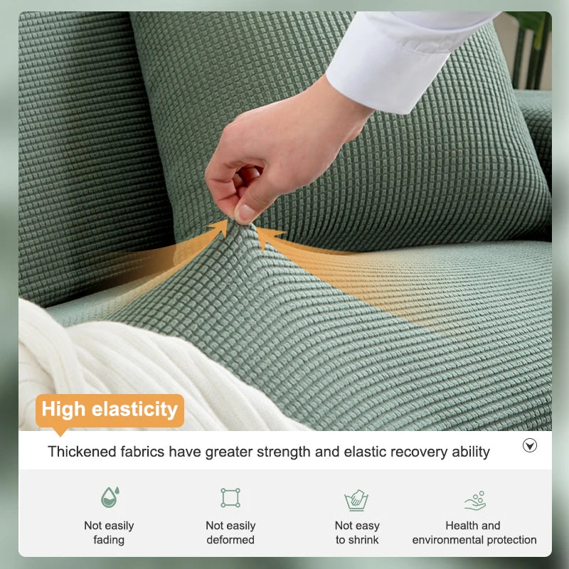 Stretch Jacquard Sofa Slipcover – 1 to 5 Seater